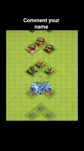 all level Cannon vs max level ice golem #clashofclans #coc #cocshorts