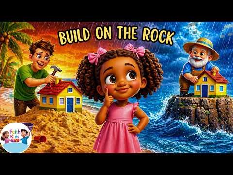 The Wise Man Built His House Upon The Rock 🪨 | Bible Song for Kids | (Matthew 7:24–27)