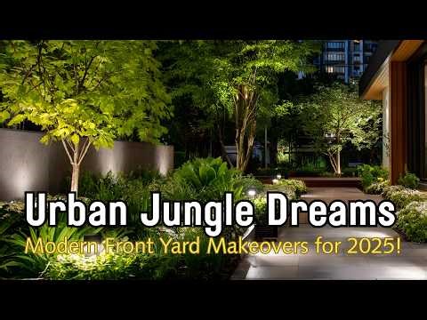 🌿 Urban Jungle Dreams ✨: Modern Front Yard Designs That Breathe Life into the City