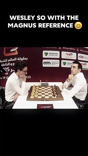 Magnus Carlsen's Hilarious Blitz Moment with Wesley So