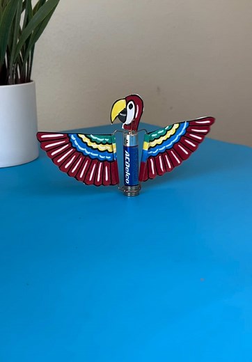 DIY Colorful Parrot Homopolar Motor Project