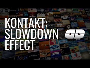 Tape/Turntable Stop Effect in Native Instruments Kontakt
