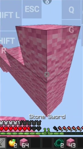 Ninja Bridging Part 2 is CRAZY💀#minecraft #shorts #minecraftshorts #ninjabridge #bedwars #gaming