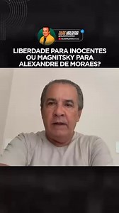 838K views · 15K reactions | LIBERDADE PARA INOCENTES OU MAGNITSKY PARA ALEXANDRE DE MORAES? Imperdível! Só verdades nesse vídeo. | Silas Malafaia | Facebook
