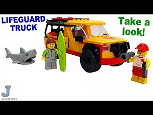 LEGO City 2025 lifeguard Truck 60453 Unboxing, Tour, & Review