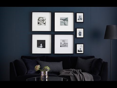 IKEA Ideas:How to hang pictures for a foolproof finish