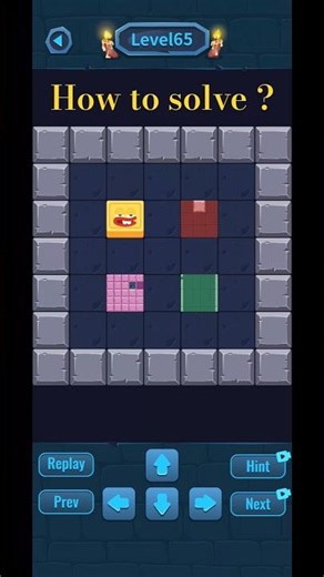 Push Box Level - 65 _ Push Box Puzzle Gameplay Level - 65 #shorts