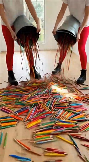 Pencils on the Floor?! Stunning Epoxy Floor Makeover | Dream Lux Build