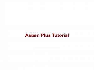 Aspen Plus - Dehydration of Natural Gas Using Triethylene Glycol