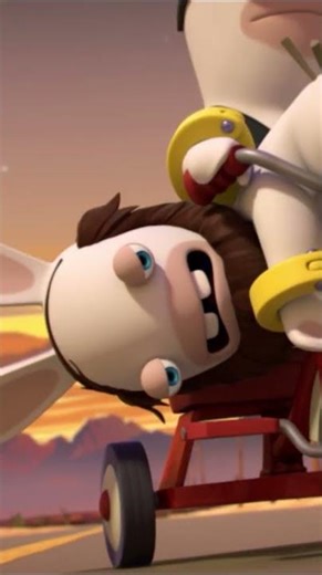 Stop the car! 🚔 | RABBIDS INVASION #shorts