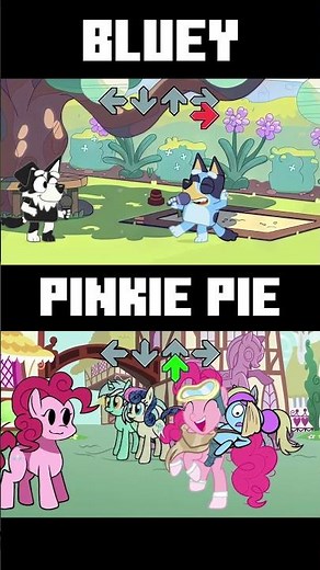 [FNF] Can Can Bluey VS Pinkie Pie