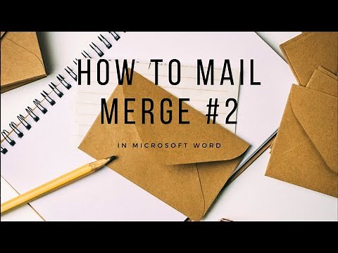 Microsoft Word Mail Merge #2 Displaying Field Codes