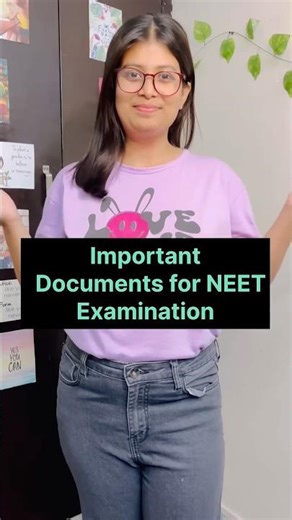 NEET 2026: What documents must you carry to the exam centre? 🚨 #neet2026 #shorts