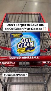 🙌🏻 Don’t forget to save BIG on OxiClean™ at Costco! OxiClean™ Versatile Stain Remover Max Efficiency™ is their most powerful formula, only at Costco! #OxiCleanPartner With 101 uses, this stain remover is great for SO much more than just clothes! 🤩 Use it to clean washable rugs & upholstery, as a pot/pan degreaser, a garbage can freshener, and more. 🫧 It’s not clean unless it’s OxiClean™! You’ll love the versatility of OxiClean™ Versatile Stain Remover Max Efficiency™…grab yours at Costco TOD