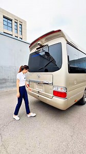 Toyota Coaster 7-seater RV with bed and bathroom. 4.2L V6 Diesel. #toyota #coaster #toyotabus #minibus #toyotacoaster #autosledge | Auto Sledge
