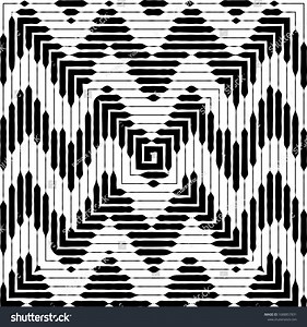Zigzag Pattern Not Seamless Black White Stock Vector (Royalty Free) 1688857831 | Shutterstock