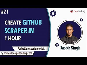 GitHub web scraper for open source developer🔥🔥 | Node.js Project | Web development in Hindi