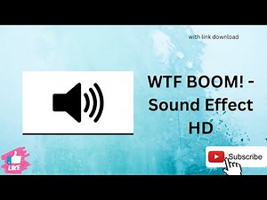 WTF BOOM! - Sound Effect HD
