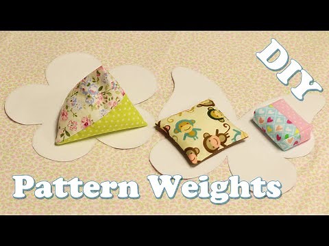 DIY How to Sew Pattern Weights | 3 Different Shapes, Sizes and Weights | Bravo Dada