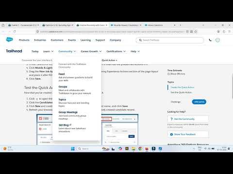 Customize the User Interface for a Recruiting App | Fundamentals of Salesforce | Trailmix 1