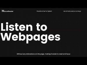 NaturalReader Chrome Extension - Have any Online Text Read Aloud