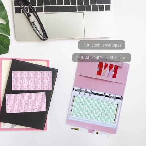 Cash Stuffing Labels | A6 Budget Binder Insert | Money Organizer - Etsy