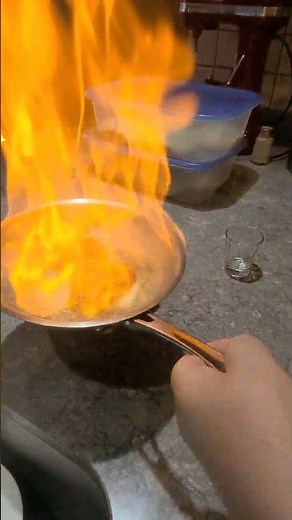 A little taste of Greece 🇬🇷 at home with authentic Saganaki aka Fire Cheese