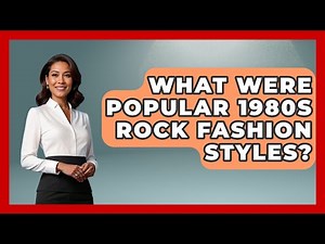 What Were Popular 1980s Rock Fashion Styles? - Rock and Roll Wizards