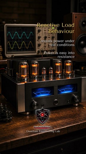 Quantum Engineering Lab | Power & Output | Reactive Load Behaviour #poweroutput #amplifierdesign