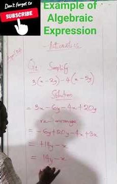 Simplify algebraic expressions without making mistakes