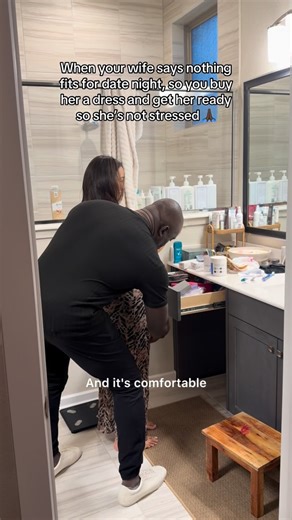 Nika Diwa on Instagram: "Hey fam, Emeka here 👋🏿. My wife had a tough day today. Between the aches and pains and nothing fitting in her closet, she was feeling discouraged. So I went on a little secret mission to find her a dress for date night. I think I did alright… what do y’all think? 🤍 #pregnantwife #datenight Update from Nika: comment “Shop” for the three makeup products I swear by that I can’t live without! My date night go tos 💋"