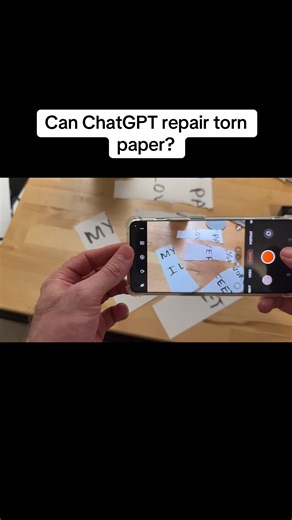 Can ChatGPT or Gemini repair my torn paper? #chatgpt #gemini #grok | gemini vs chatgpt