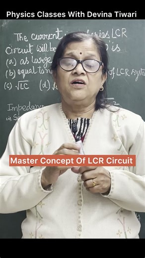 Physics Classes with Devina Tiwari on Instagram: "LCR Circuit Trick जो Boards में नंबर दिलाए 💯#physicsshorts#physicsclass12#physics#iscphysics#physicsolympiad#neet#cbsephysics#class10th#lcrcircuit #alternatingcurrent #alternating_current #currentelectricity shorts physics lcr circuit circuit analysis rlc circuit youtube shorts circuit tutorial series rlc circuit circuits electrical shorts lcr theory physics tricks rlc tutorial series circuits circuit theory electrical secrets rc circuit electri
