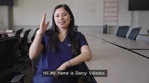 4.1K views · 109 reactions | For Master of Science in Speech-Language Pathology student Darcy Valadez, National Deaf History Month holds a special place in her heart. It was her American Sign Language Professor who inspired her on her path to becoming a Speech-Language Pathologist. Watch her story to find out why. | Rocky Mountain University of Health Professions (RMUoHP) | Facebook