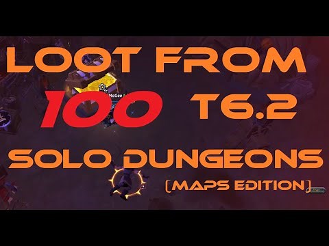 Albion Online - Loot From 100 T6.2 Solo Dungeon Maps