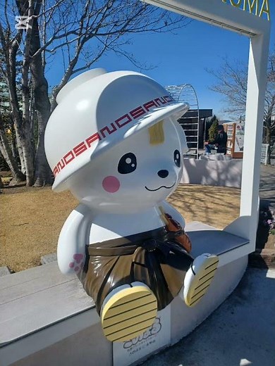 【かわいい】さのまるくん！道の駅どまんなかたぬまで癒しの瞬間（栃木・佐野）2026.3.14
