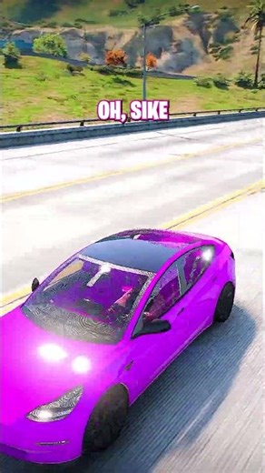 i won a race in a MODDED TESLA... #gtarp #fivem #gta #viral