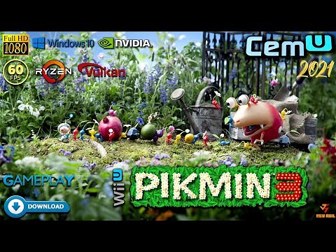 CEMU Pikmin 3 PC Gameplay | Full Playable | WiiU Emulator | 2021 Latest | 1080p 60fps + Settings