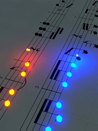 Sheet Music Visualizer of the song I Just Might #brunomars #ijustmight #sheetmusic #atlanticnotes #piano