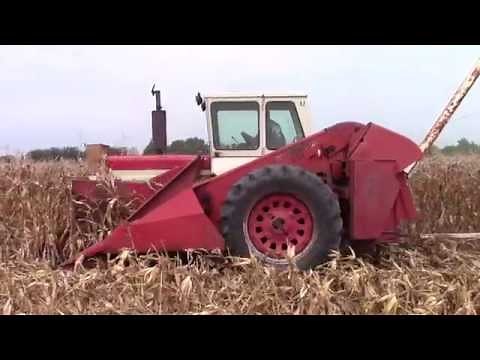 International 856 Shelling Corn