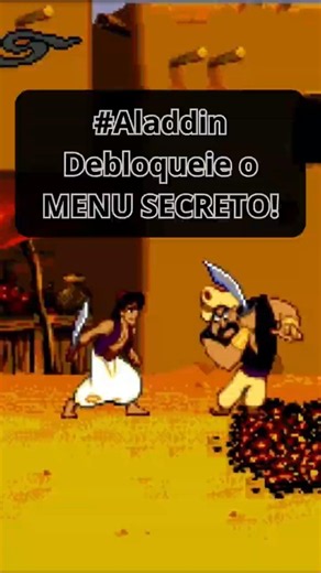 Learn how to unlock the SECRET MENU in Aladdin for Mega Drive
