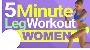 5.5K views · 173 reactions | 5 Minute leg workout for women at home. Yay! © https://www.youtube.com/watch?v=uuUzyXUgXpk | I Love to be Fit and Healthy | Facebook
