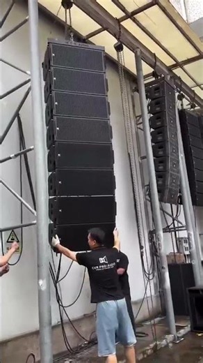Outdoor line array system #prosoundsystem