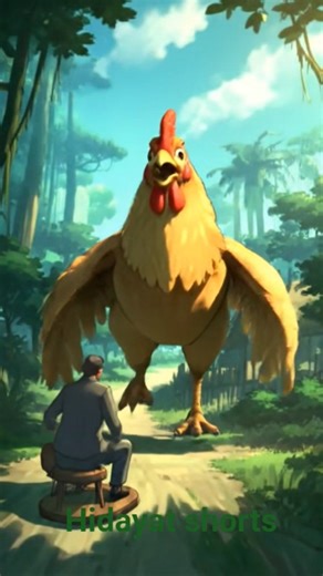 He Stole a Tiny Chick 🐣😱,#shortsfeed #funny #comedy