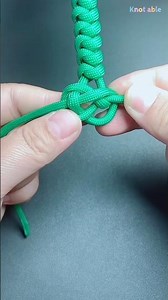 Techniques for making key rings with colored ropes