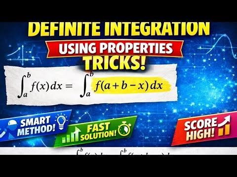 Definite Integration Using Properties in One Shot | All Properties | Class 12 & JEE#class12maths
