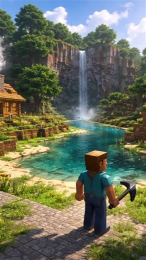 realistic Minecraft but tap the like button and work