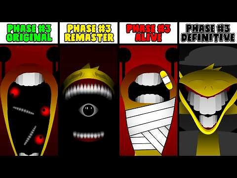 Incredibox Sprunki Phase 3 - Remastered VS Definitive VS But Alive VS Original Version