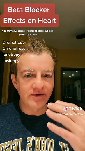 Everything you need to know about b beta blockers effect on the heart! #metoprolol #atenolol #toprol #betablockers