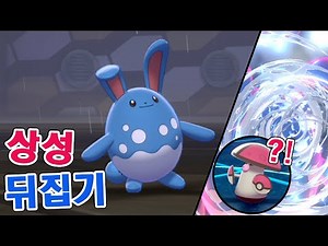 난 거북이가 아니라 토끼다! 물토끼 마릴리의 전력질주 랭크배틀 [포켓몬스터 소드 실드]